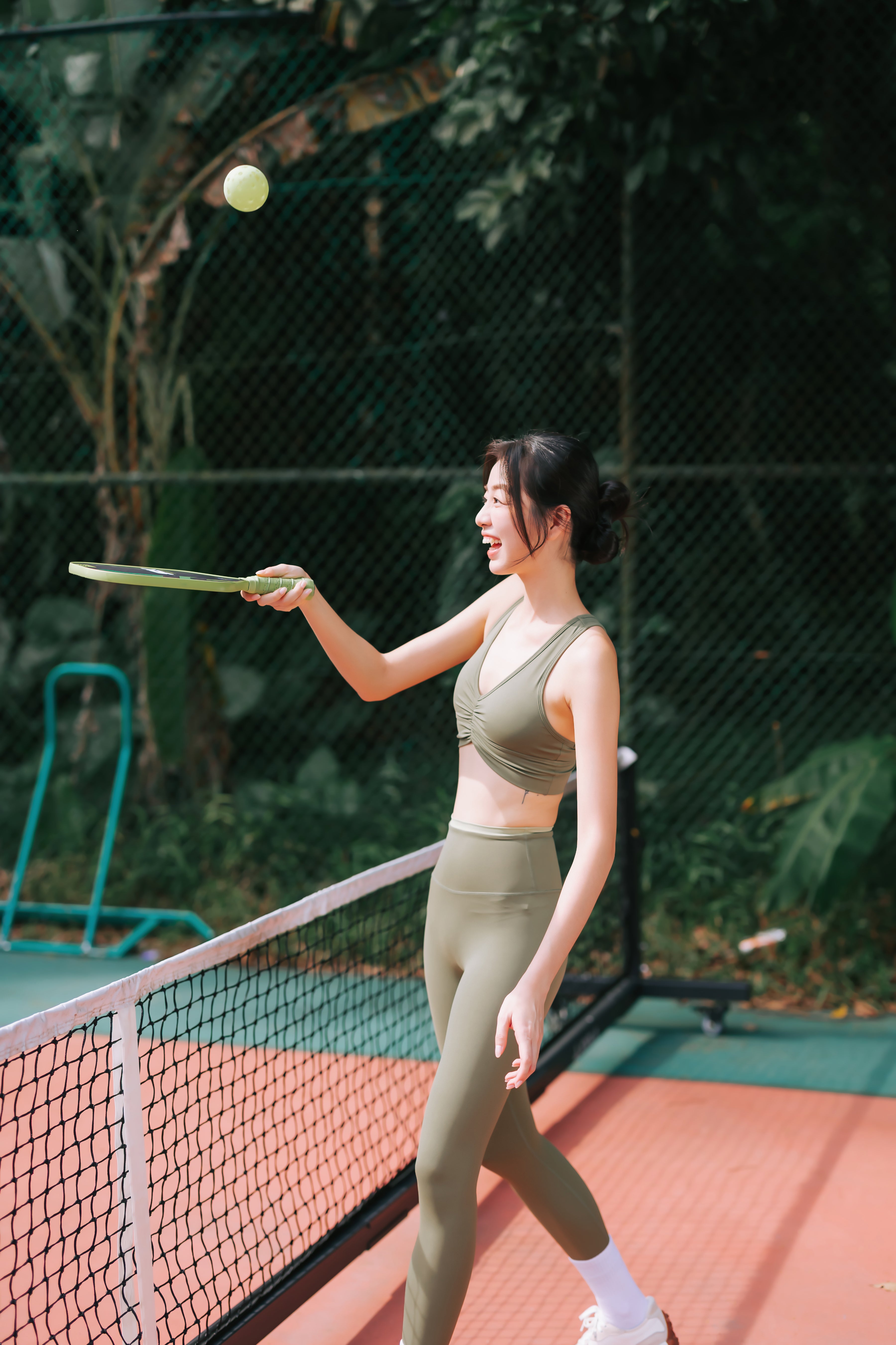 Hera Muse Olive High rise Leggings