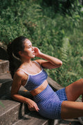 Hera Core Navy Checkered Bottom